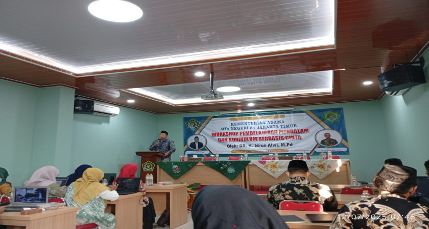 MTs Negeri 31 Jakarta Timur Gelar Workshop Kurikulum Berbasis Cinta dan Pembelajaran Deep Learning